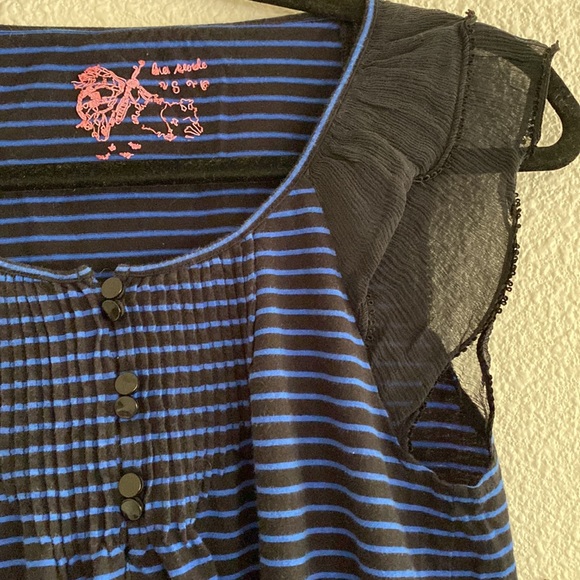 Free People Stripe Top-Small - Picture 2 of 4